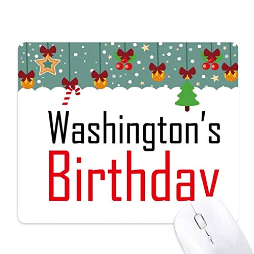 Tapis de souris Celebrate Washington en caoutchouc pour éviter les glissements