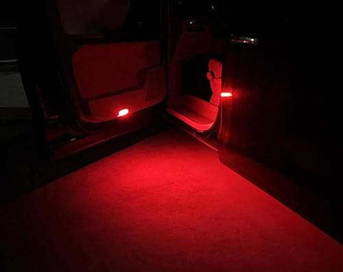 Miniatura 9 de iJDMTOY (2) Conjunto de luz LED completo de cortesía para puerta lateral compatible con Lexus IS ES GS LS RX GX LX Toyota Avalon Sienna Venza Camry