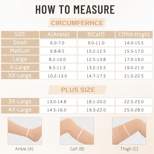 Athbavib 001 Thigh High 20-30 Mmhg Compression Stocking thumb #4