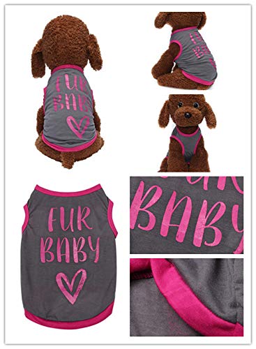 Wakeu Set Of 4 Puppy Clothes For Small Dogs Boy Summer Shirt For Chihuahua Yorkies Male (B, Small) #TOP4