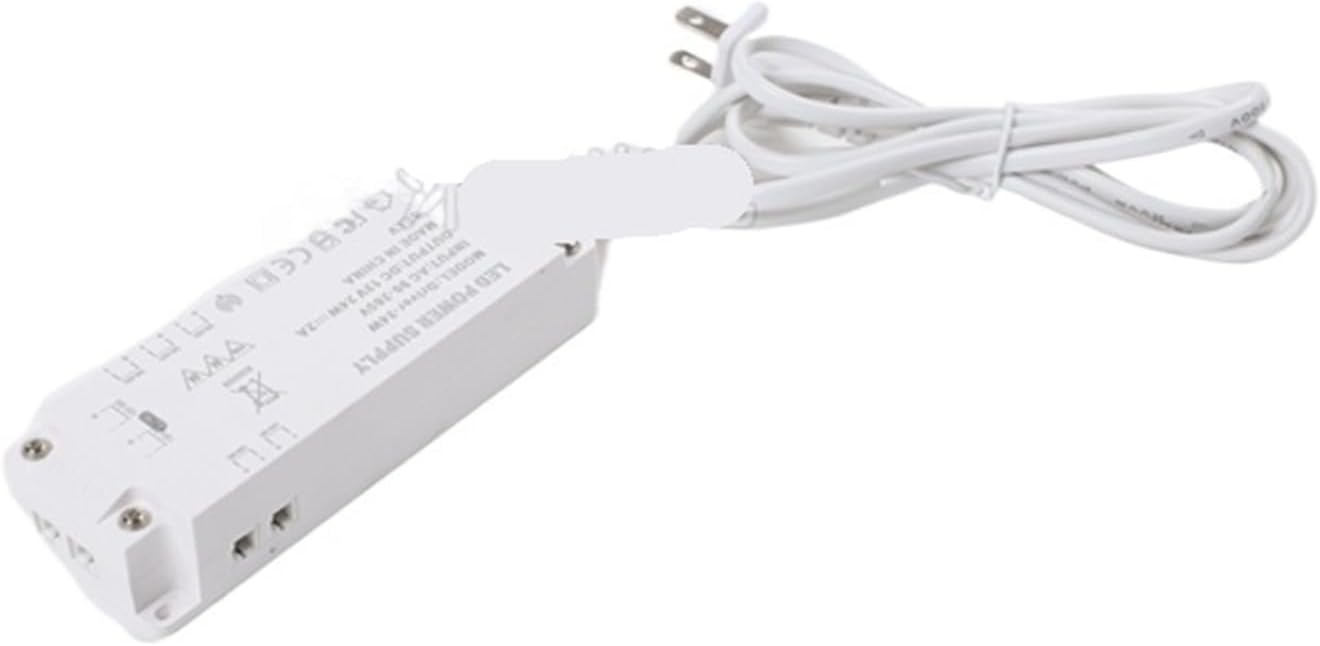 Cabinet Light Dedicated Transformer 12V Wardrobe Power Drive Low Voltage Light Strip Adapter Sensor Transformer Converter(36W 1 Support 7/2f6)