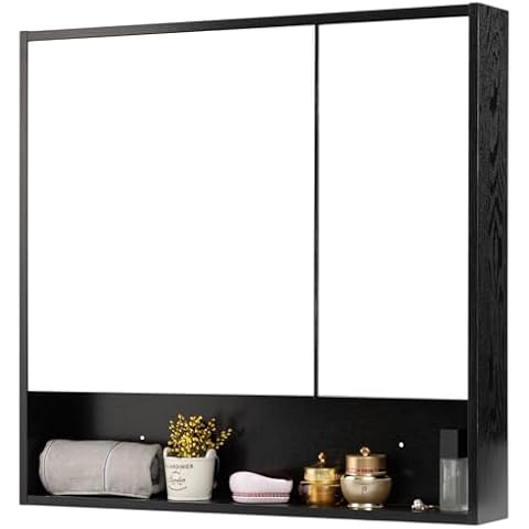 HollyHOME Armoire de salle de bain miroir Cover