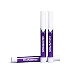 Smileactives Teeth Whitening Pen for White Smile, Fast Tooth Whitener and Stain Remover with Precision Brush Tip, Dental Quality Whitening Gel, Travel Pen, Easy to Use, Ultra Mint Flavor, 3 Pack