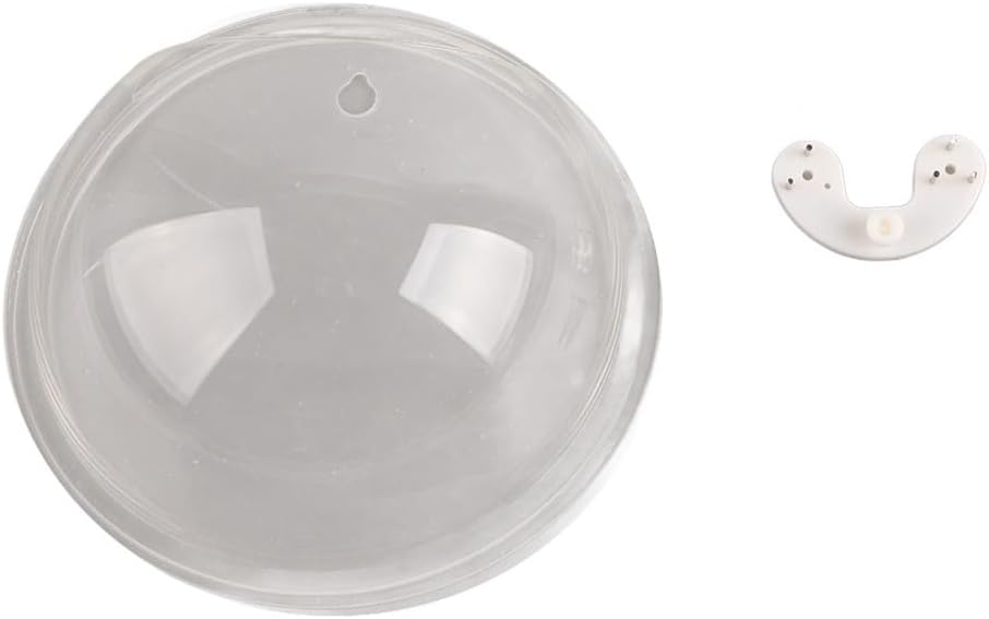 5.9 Inch Transparent Acrylic Wall Mounted Fish Bowl Space-Saving Leak-Proof Hanging Aquarium for Small Fish Plants Home Office Decoration