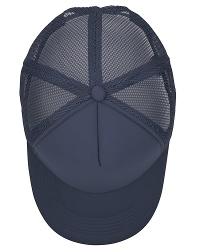 Image of Gelante 12 Pcs Sublimation Blank Trucker Hats - 5 Panel Mesh Snapback Baseball Cap Bulk