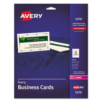 ave5376 – Avery dos imprimible tarjetas de visita