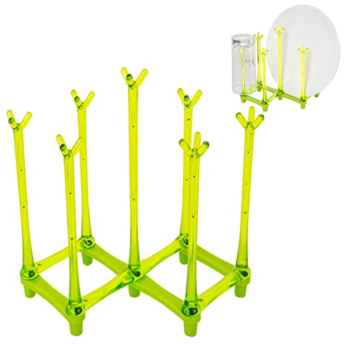 HUTVD Égouttoir à Tasse Pliable, Égouttoir, Peut Étre Utilisé pour Égouttoir à Couverts, Bouteille de Boisson égouttoir, Égouttoir à Gobelet