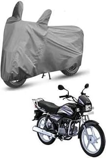 Waterproof Two Wheeler Cover for Splendor, Silver, Motorcycle Protection Cover Price In India