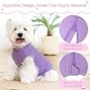 Coppthinktu Dog Surgery Recovery Suit for Dogs After Surgery Female, Dog Onesie Neuter Puppy Spay Shirts, Post-Op Bodysuit Pajamas Anti Licking Abdominal Wounds Cone Alternative