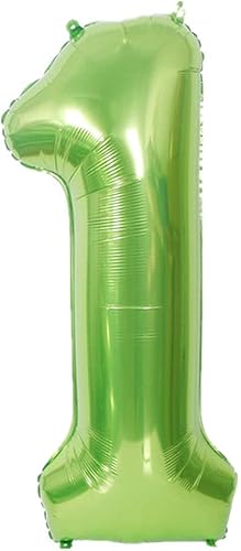 Miniatura 4 de Globo de aluminio grande de 40 pulgadas con número de helio, cumpleaños, boda, fiesta, 0-9 (morado, 4)