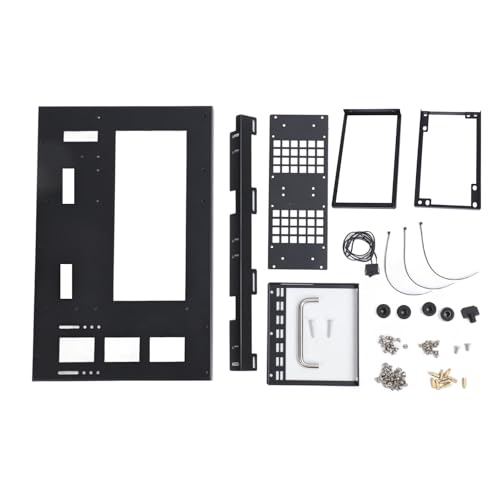 PC de Caja de Placa Base para computadora para ATX M ATX ITX Gaming PC, Placa de Acero de Marco Abierto con Potente enfriamiento, admite un enfriamiento de Agua 360 y Tarjetas de