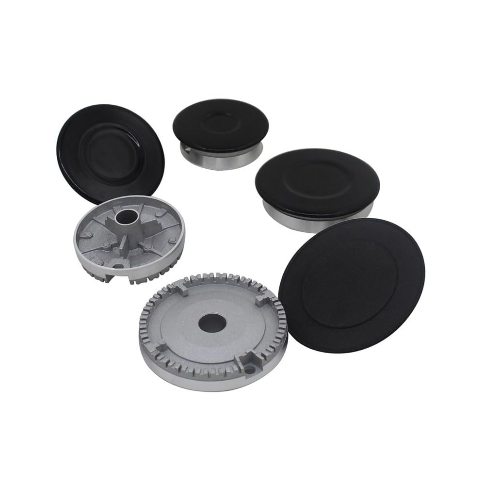 LA FACTORÍA DEL RECAMBIO KIT DE JUEGO COMPLETO TAPETA + QUEMADOR ENCIMERA GAS COMPATIBLE CON BALAY BOSCH FAGOR TEKA