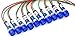 PACK OF 10 YuCo YC-9WRT-1B-12-10 BLUE 9MM LED INDICATOR MINIATURE PILOT LIGHT 12V AC or DC