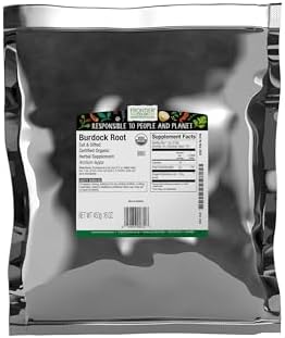 Frontier Organic Burdock Root, 1-Pound Bulk Bag, Common in Root B...