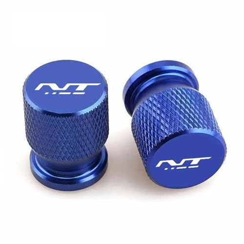 Capuchon de valve moto anti-fuite pour pneu Honda NT1100 DCT bleu