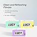 Lucy Nicotine Gum 4mg, 90 Count, Nicotine Alternative - High Purity, Take On-The-Go, Delivers Pure 4 mg Nicotine | Variety Pack - Contains Mango, Mint and Berry Citrus Flavors