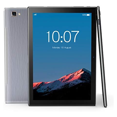 SAIWAN 10 inch Tablet Android Tablet with 3GB RAM, 32GB ROM, 512GB Expandable, Quad-Core, HD IPS Screen, 5.0 MP + 8.0 MP Dual Camera, WiFi, Bluetooth, Stable Tablet with 6000mAh Battery Cover