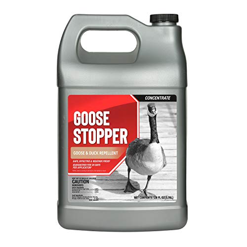 Goose Stopper, Liquid Animal Stopper Repellent, All Natural, Effective All Year Round, Safe for People and Pets, No Harsh Chemicals, Ready to Use, Goose Repellent - 1 Gallon Concentrate