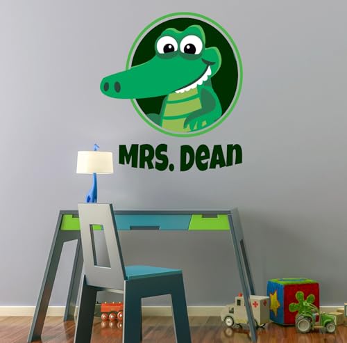 Vinilo Decorativo Personalizado Caimán 38x36 cm