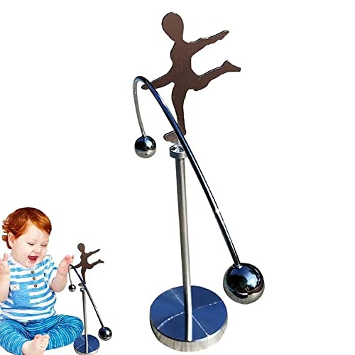 Image of AUGEN Balancing Pendulum Durable Metal Innovative Stress Relief Toy for Home Office Desktop Gift Decoration (1 Piece, 7709A4)