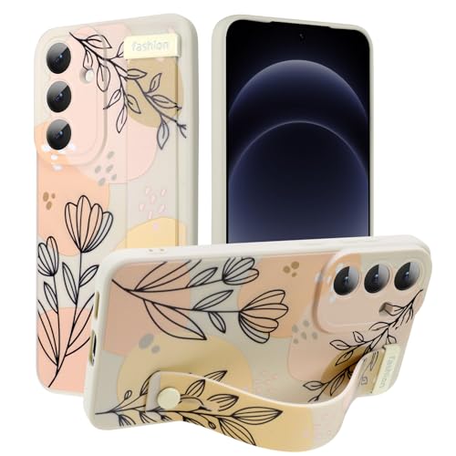 Image of Compatible with Samsung Galaxy S25 FE Case with Strap Wrist