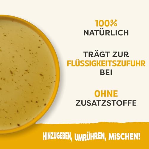 Applaws Taste Toppers 100% natürliche Hundefutter Topper, Hühnerbrühe für trockene Hundefutter 6 x 200g Beutel