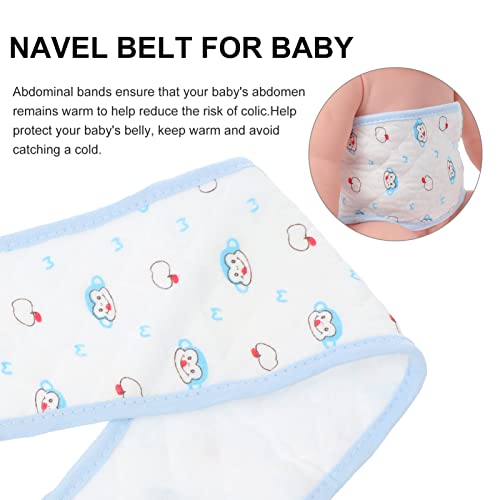 EXCEART Barriga Infantil Wraps 3 Pcs Padrão Algodão Bebê Bebê Umbigo Cordão Umbilly Band Band Belly