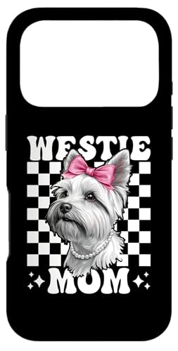 Westie Mom �E�G�X�g�n�C�����h�e���A �� ��̓� �R�P�b�g �X�}�z�P�[�X iPhone 17 Pro �p