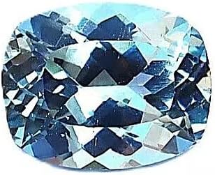 Certified Natural 8.80 Ct+ Santa Maria Blue Aquamarine Cushion Cut Loose Genuine Gemstone Birthstone – Premium Collectible Stone Custom Jewelry Making