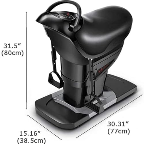 Image of Indoor Electric Horse Riding Machine Abdominal Exercise Machine Fitness Equipment Multifunctional Body Shaping Sports Stove Leg Trainer,Black
