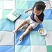 ECR4Kids SoftZone Patchwork Activity Mat, Folding Playmat, Contemporary
