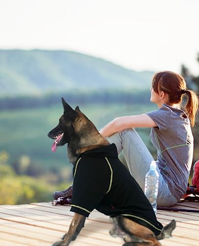 Kickred Basic Dog Hoodie Sweatshirts, Pet Clothes Hoodies Sweater With Hat And Leash Hole, Soft Cotton Outfit Coat For Large Medium Small Dogs #TOP6