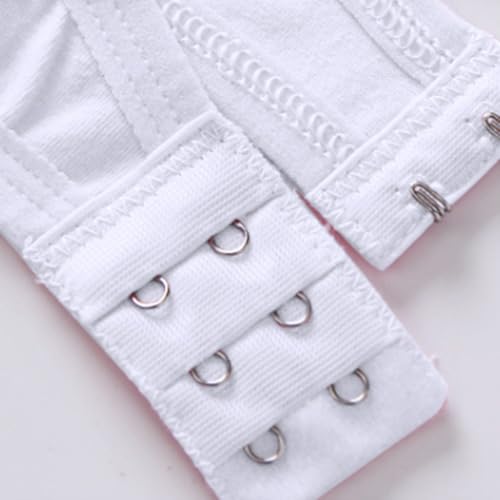 4 Pack Teens Girls Bras Cotton Wireless Camisole Stretch with Fixed Pads Breathable Training Bralette for 7-18 Years4