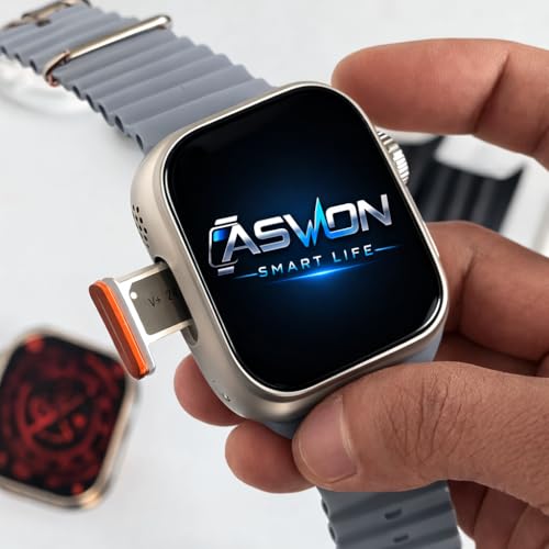 Image of GS29 5G SIM Android Smart Watch,Store Working, Maps, YouTube, Sports Features, Volte Calling(5G SIM Supported) Extra Band (Orange and Black)