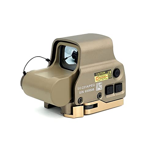 558 Red Green Dot Holographic Sight, Optical Reflex Scope, Installation Special Quick Detachable Mount, for 20mm Rail (Sand) by AWETHE - Image 3