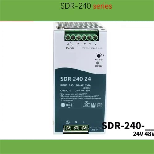 Alimentation sur Rail DIN SDR-240 48V pour armoire électrique active - 4