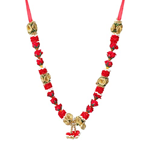 Aditri Creation Artificial Red Rose Flowers Ribbon...