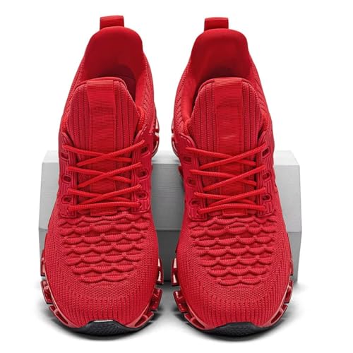 Image of Mens Slip on Walking Running Shoes Blade Tennis Casual Fashion Sneakers Comfort Non Slip Work Sport Athletic Trainer