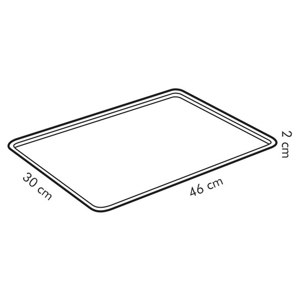 Tescoma Teglia Da Forno Quadrata 24x24cm - Antiaderente, Per Forno E Lavastoviglie, Grigio