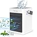 Produktbild 4 In 1 Mobile Klimageräte, Manwe Klimaanlage Mini Luftkühler Tragbare USB Verdunstungskühler Mit Wasserkühlung Luftbefeuchtung Ventilator, 3 Geschwindigkeiten