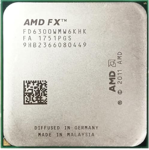 INTERWEB Replacement for AMD FD6300WMW6KHK FX-6300 Hex-core (6 Core) 3.5 GHz Processor - Socket AM3+ - 8 MB - 8 MB Cache - 4.1 GHz Overclocking Speed - 95W