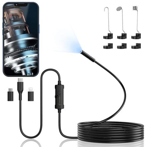 Ennovor Endoscopio 1920 HD IP67, Cable 5M