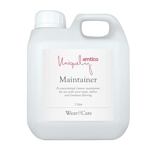 Project DIY® Amtico FloorCare Maintainer 1 Litre – Streak-Free Cleaner for LVT, Vinyl, Rubber & Linoleum Flooring – Removes Dirt & Scuff Marks for Easy Maintenance in Homes & Commercial Spaces