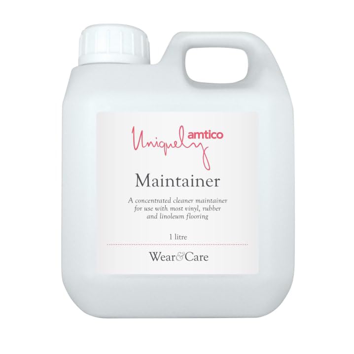 Project DIY Amtico FloorCare Maintainer 1 Litre Streak-Free Cleaner for LVT Vinyl Rubber & Linoleum Flooring Removes Dirt & Scuff Marks for Easy Maintenance in Homes & Commercial Spaces