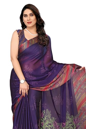 Image of MIRCHI FASHION Saree for Woman Chiffon Tie Dye Printed | Lightweight Daily Wear Women's Sari with Unstitched Blouse Piece (Available in 10 Colors)