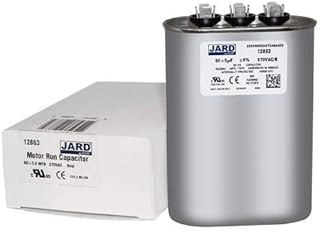 80 + 5 uF MFD x 370 VAC Replaces GE Genteq Dual Oval Capacitor # C3805L / 97F9383