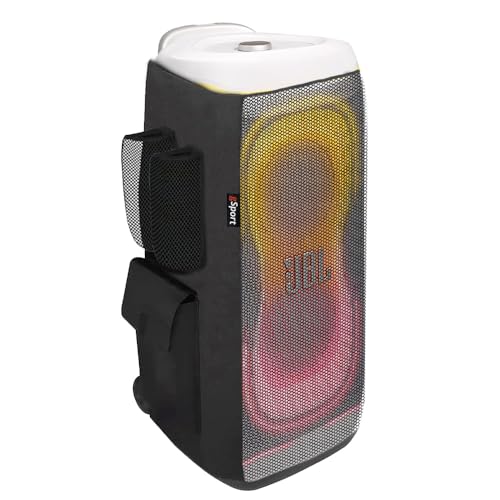 Image of JBL PartyBox 330 Portable Party Speaker Bundle with gSport Cargo Sleeve (White)