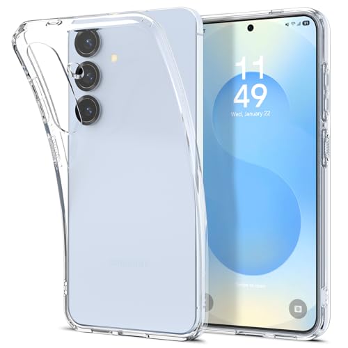 Spigen Liquid Crystal Designed for Galaxy S25 Case (2025) [Anti-Yellowing], [Military-Grade Protection] - Crystal Clear by Spigen - Used condition - US$10.49