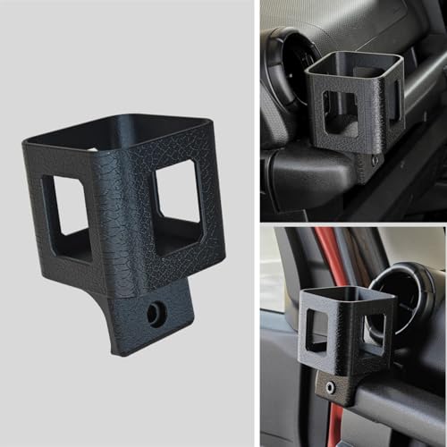 Image of Cup Holder for Jimny - Easy Install | Textured Finish (Pack Of 1) (BLACK)