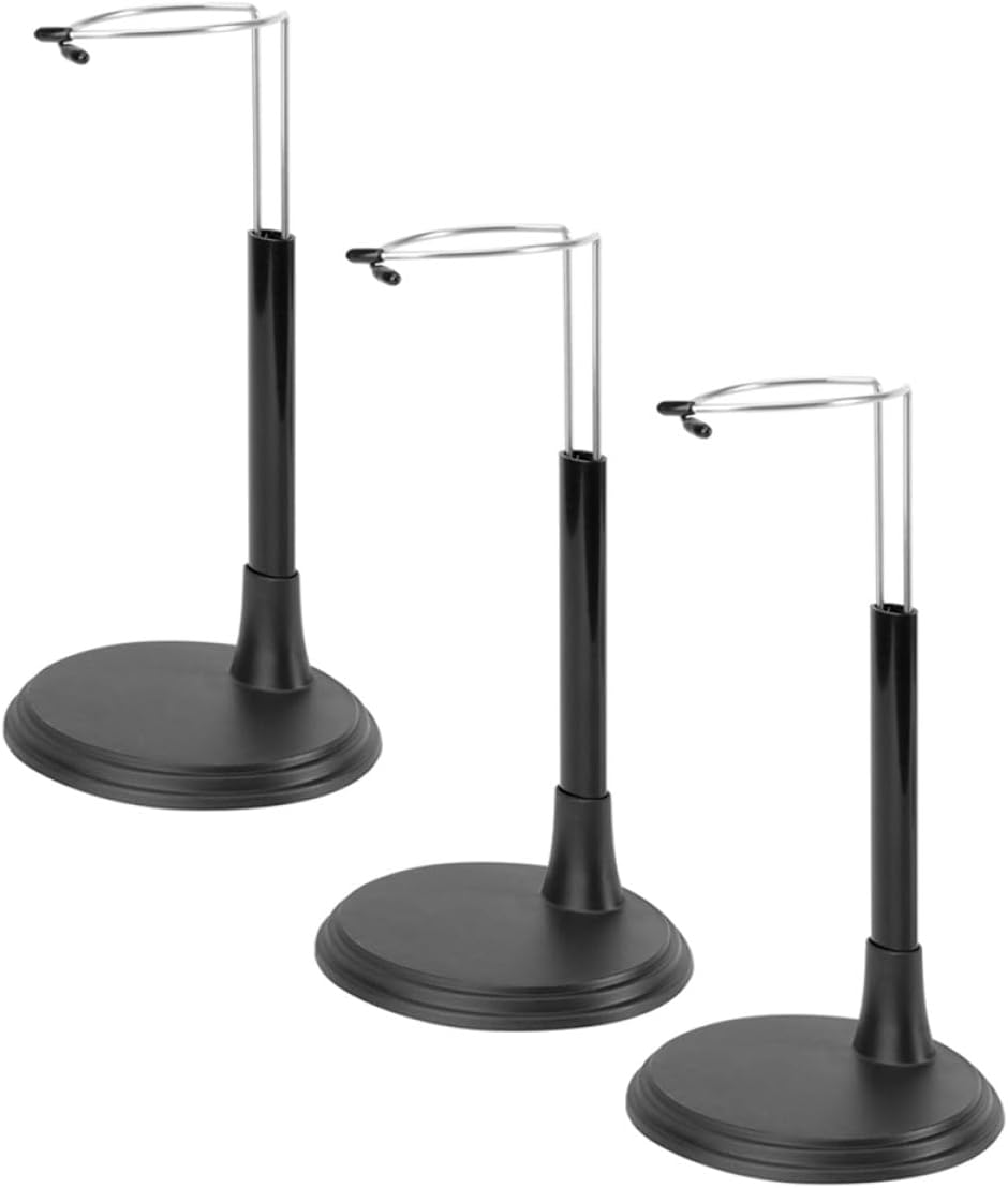 HANABASS 3 Piece PVC Lightstick Holder Stand for Dolls and Figures